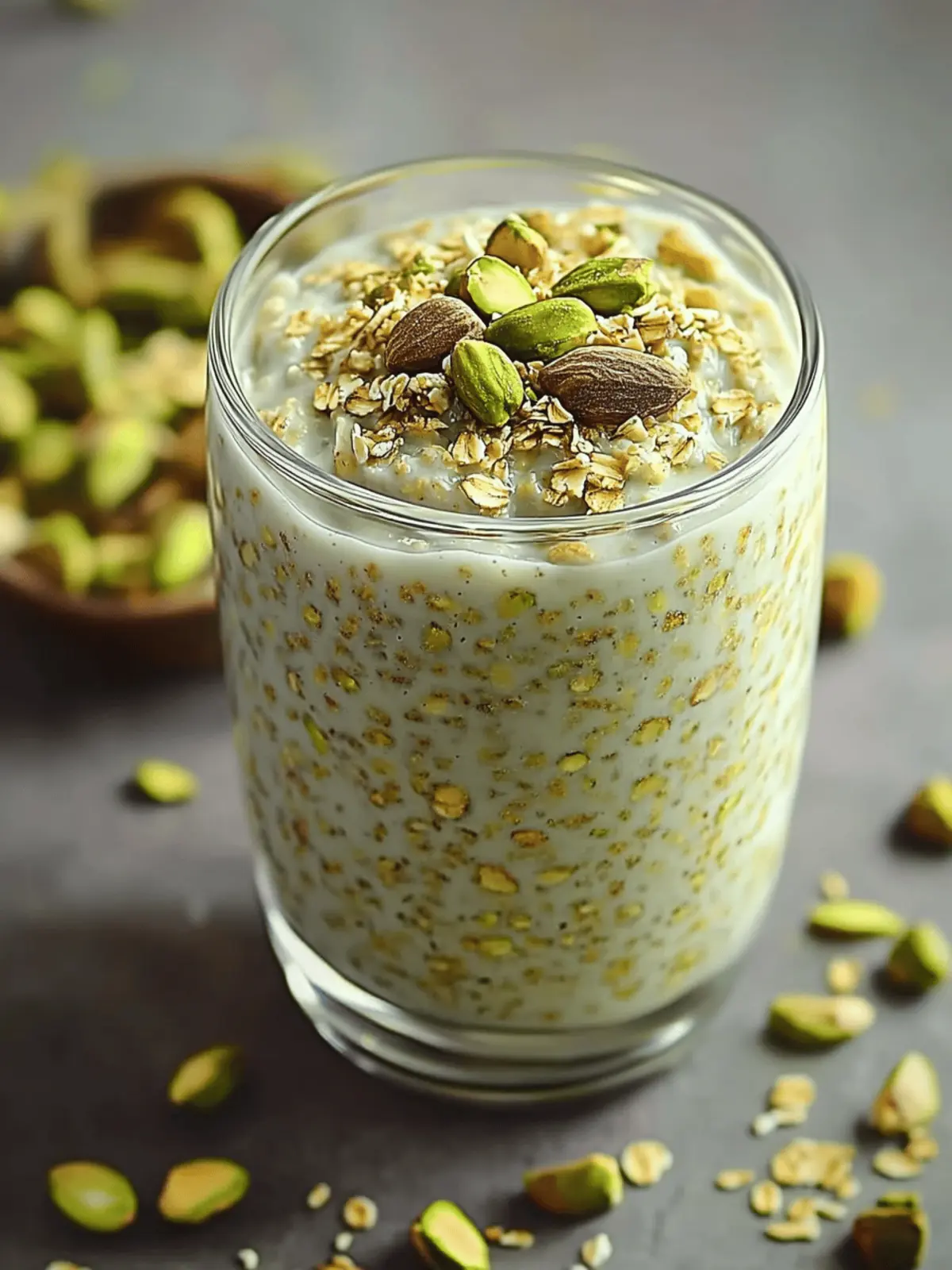 Pistachio Overnight Oats