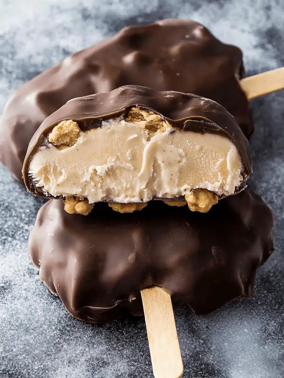 Peanut Butter Frozen Yogurt Bars