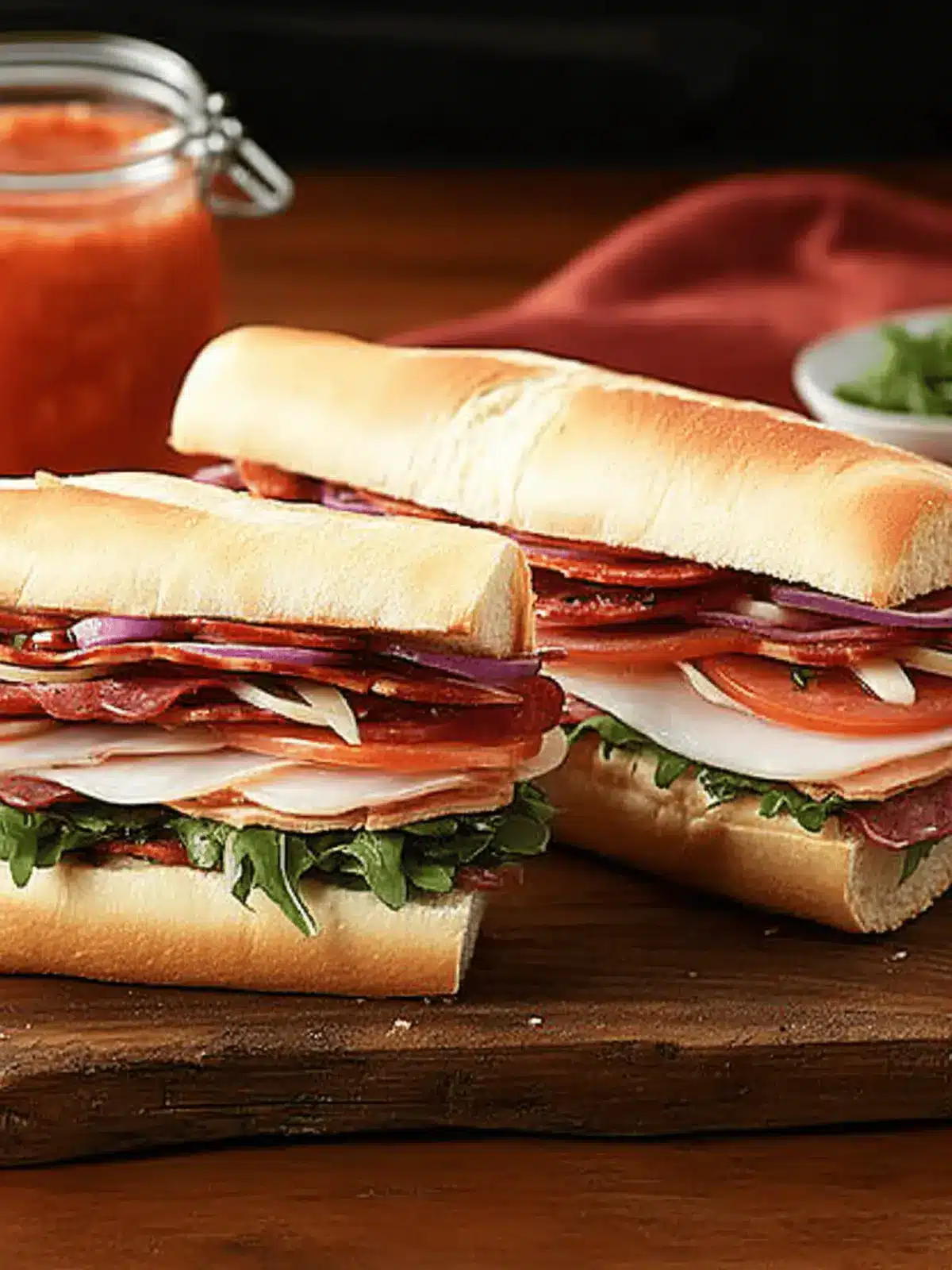 Italian Subs Sandwiches
