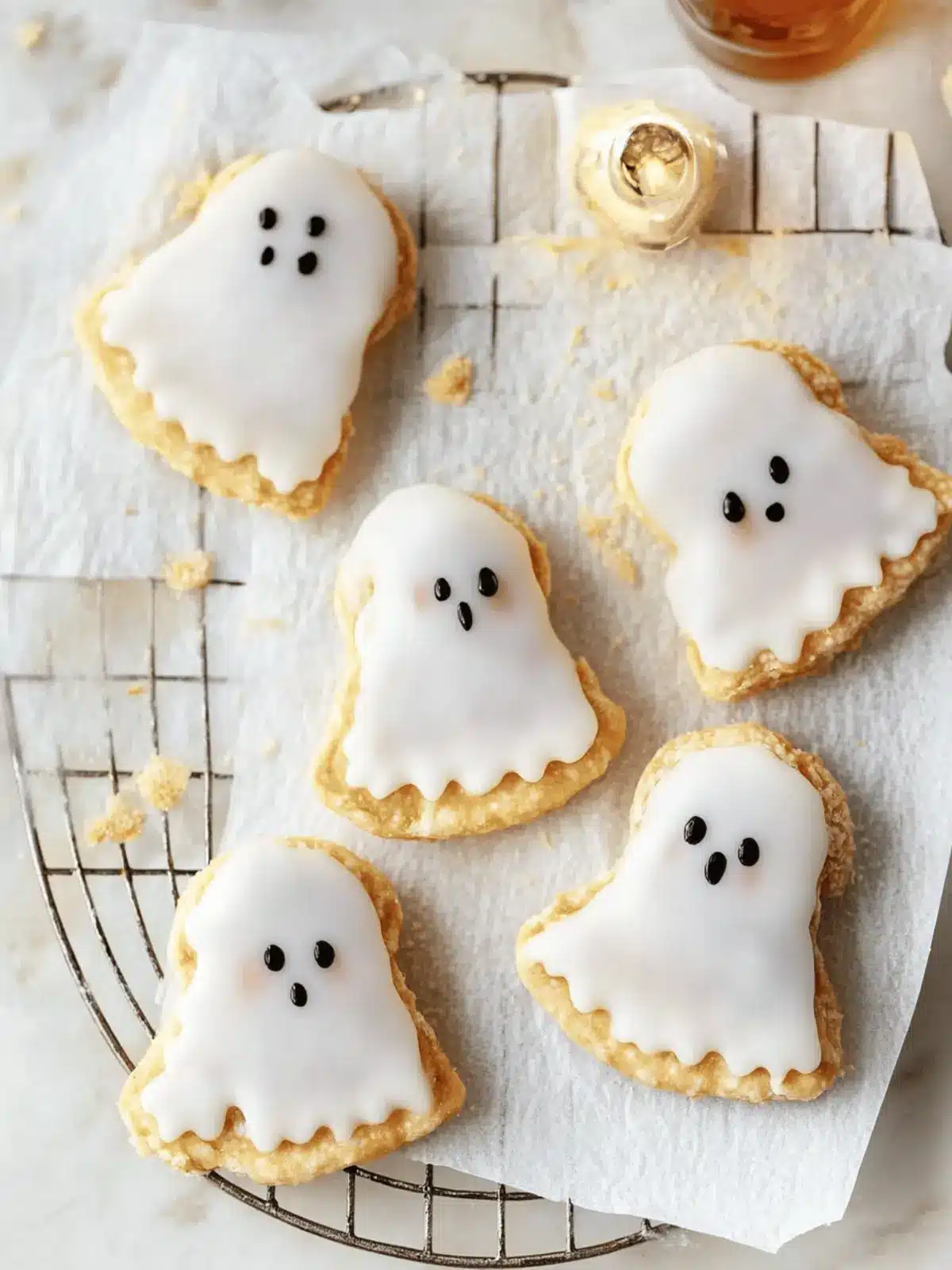 Spooktacular Vegan Ghost Pop Tarts for Halloween Fun Vegan Ghost Pop Tarts