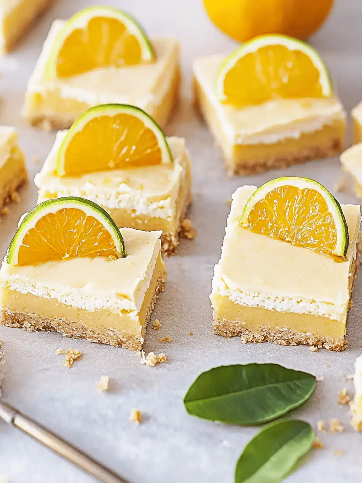 Creamy Calamansi Bars