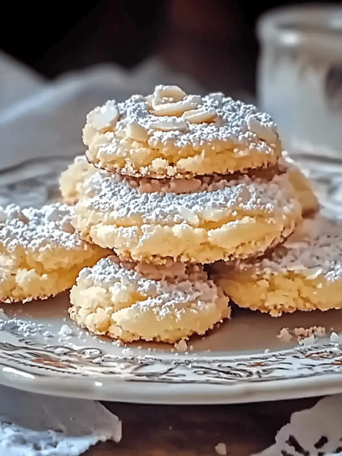 Almond Cloud Cookies