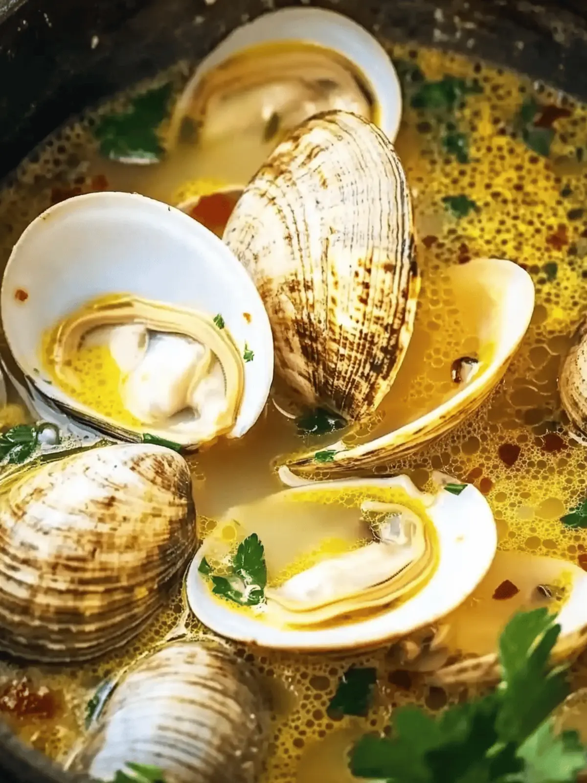 Coconut Broth Clams with Lemongrass
