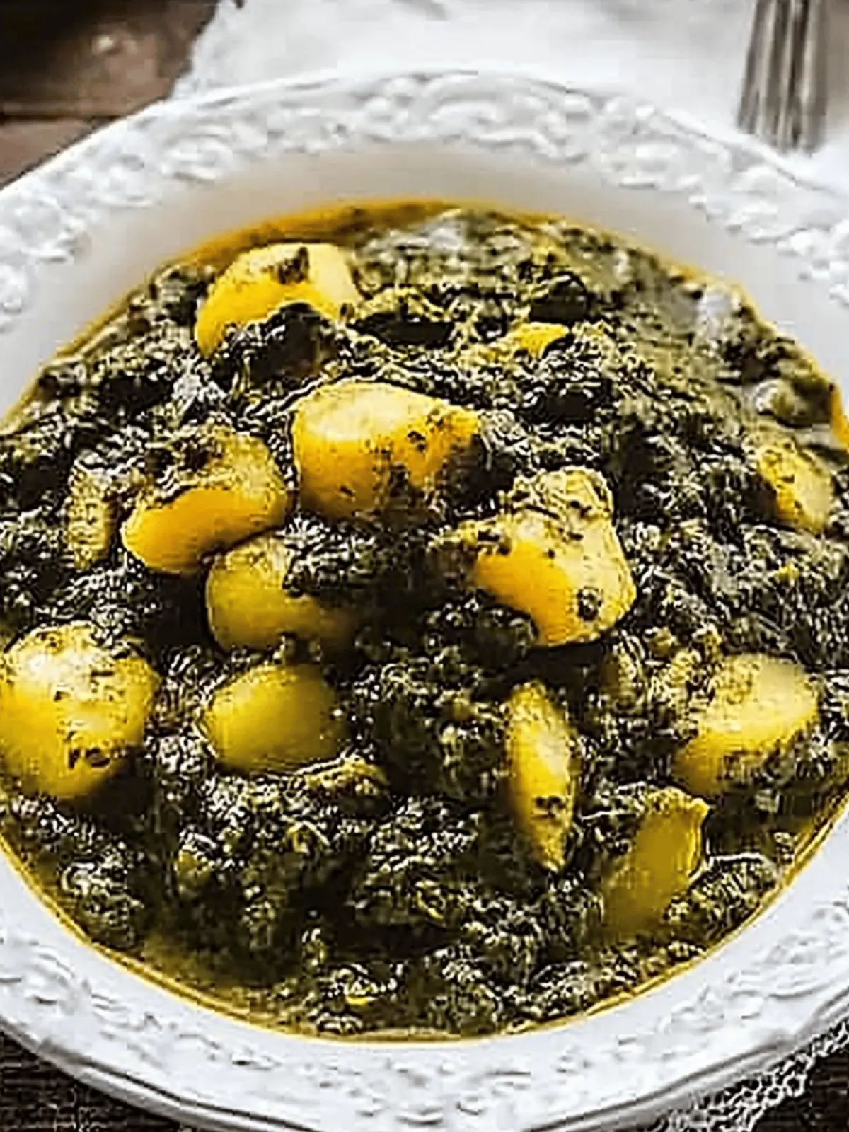 Potato and Spinach Curry