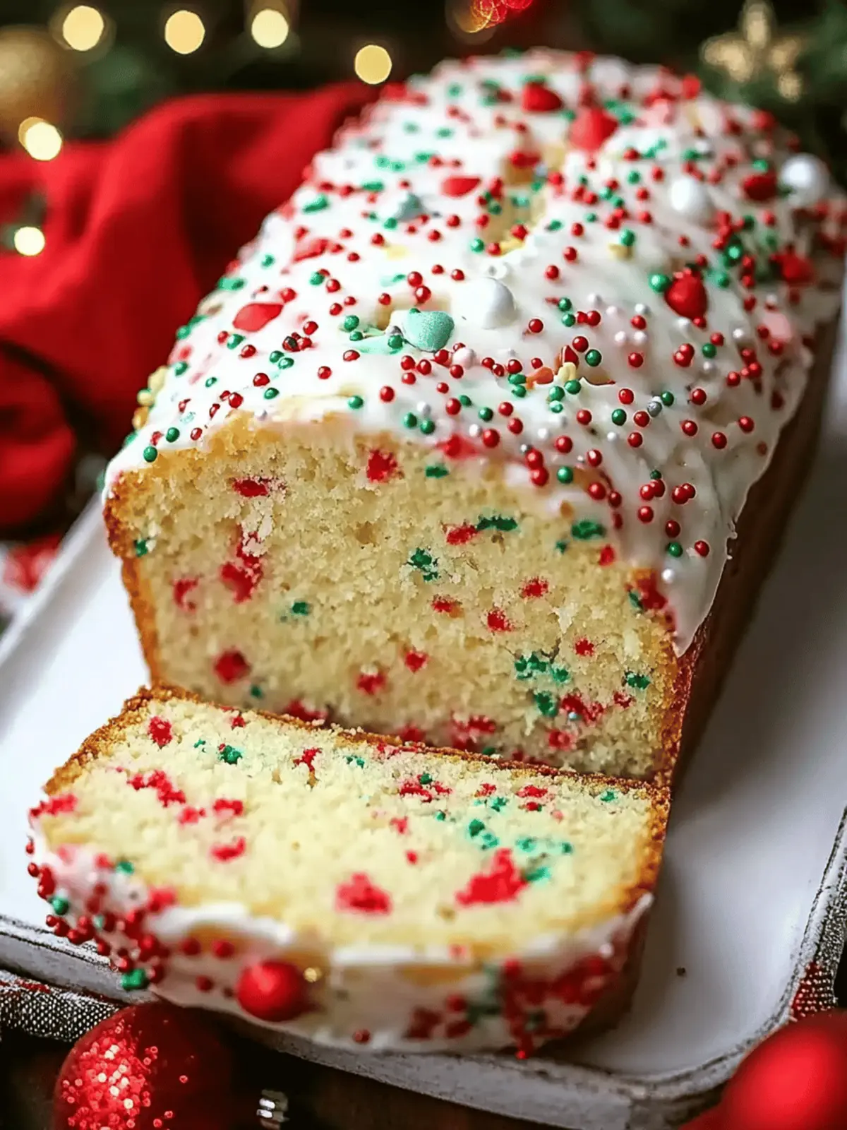Christmas Sprinkle Buttermilk Bread