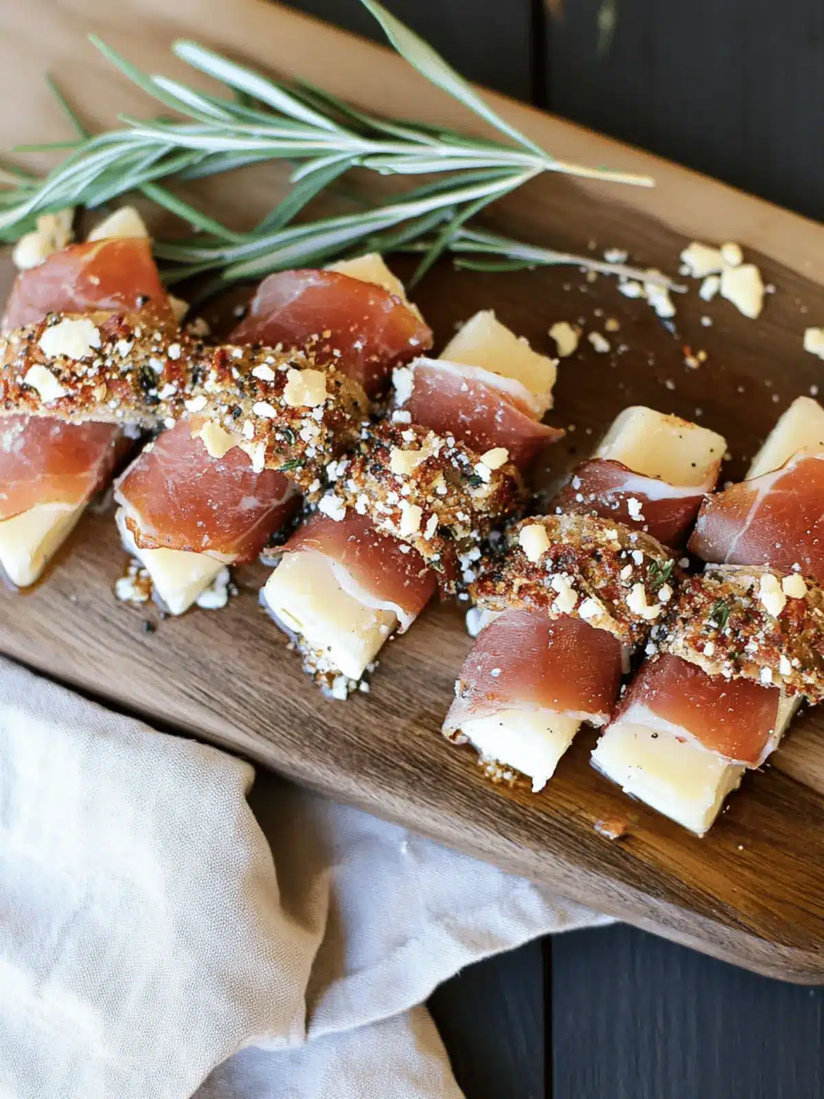 Crispy Prosciutto Wrapped Boursin Cheese Bliss in Minutes Crispy Prosciutto Wrapped Boursin Cheese