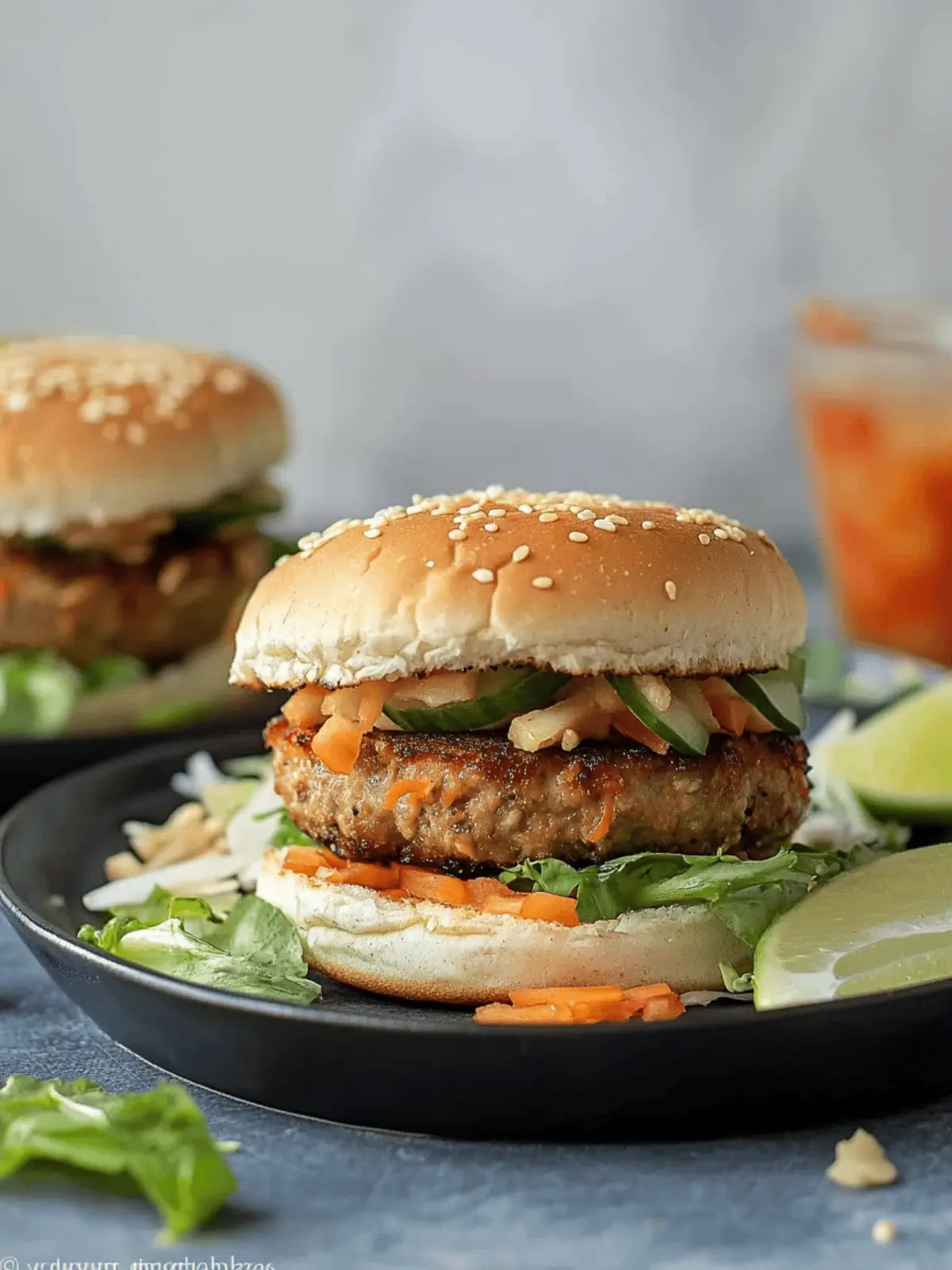 Thai Turkey Burgers
