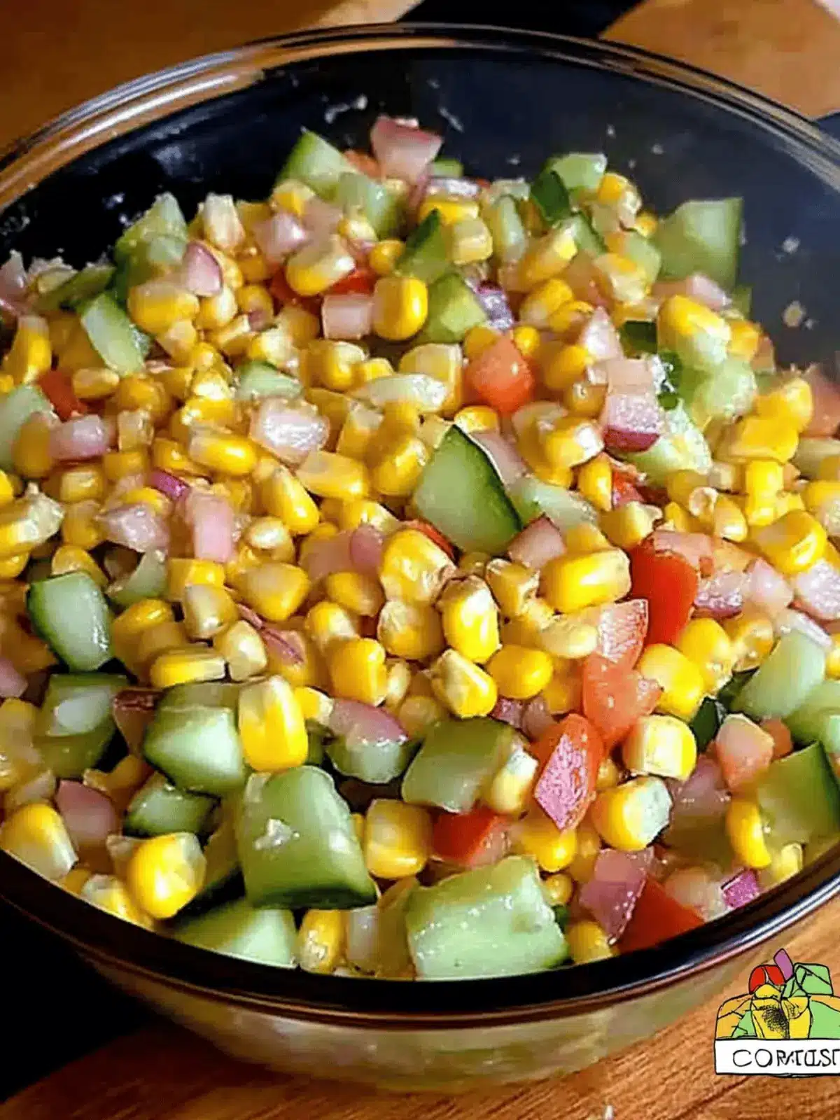 Corn and Cucumber Picnic Salad