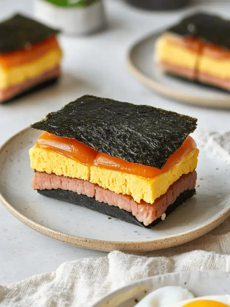 Spam Musubi with Egg