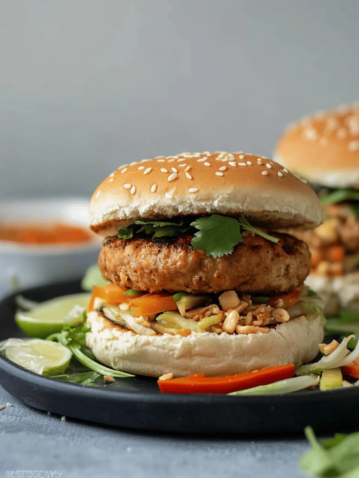 Thai Turkey Burgers