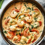 Creamy Tuscan Shrimp Ravioli