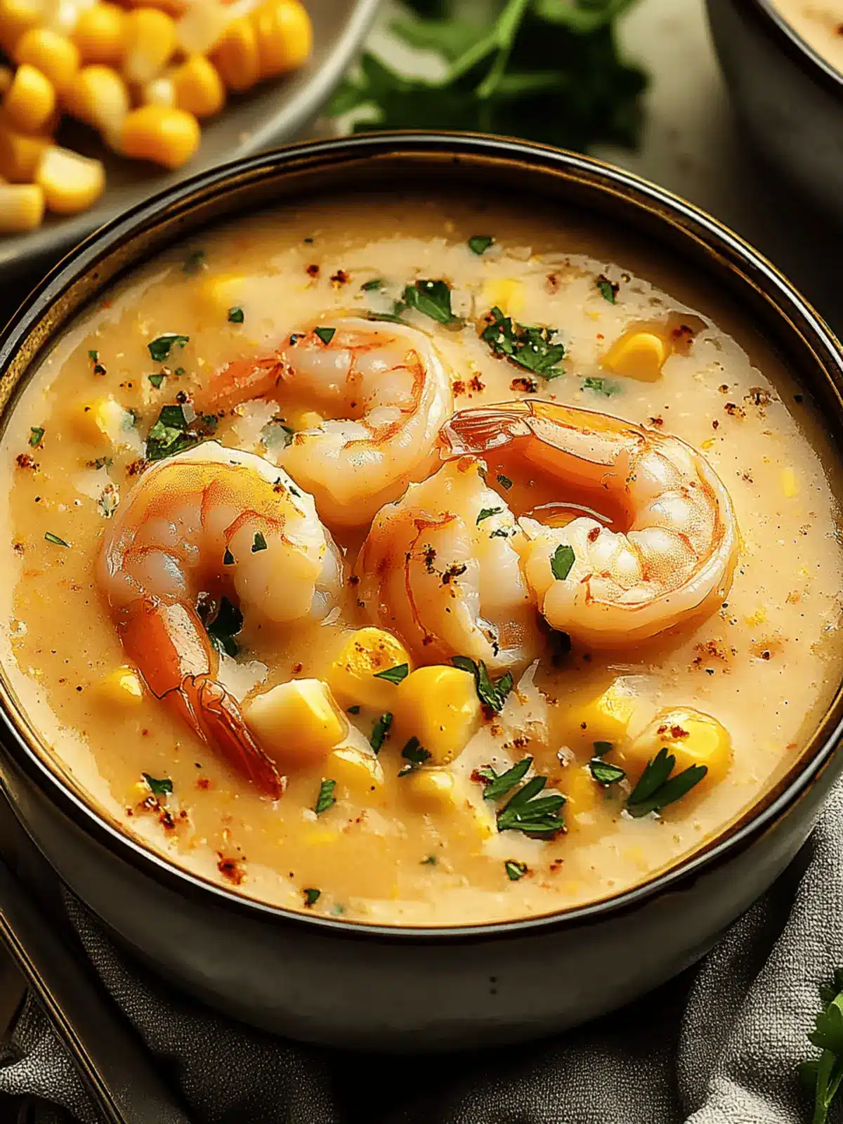 New Orleans Shrimp and Corn Bisque
