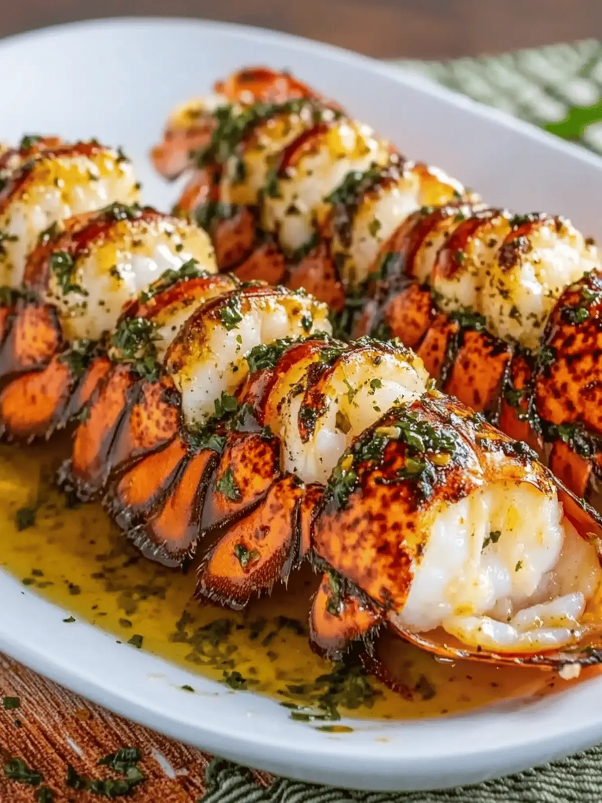 Savor the Flavor: Easy Garlic Herb Lobster Tails Recipe Garlic Herb Lobster Tails