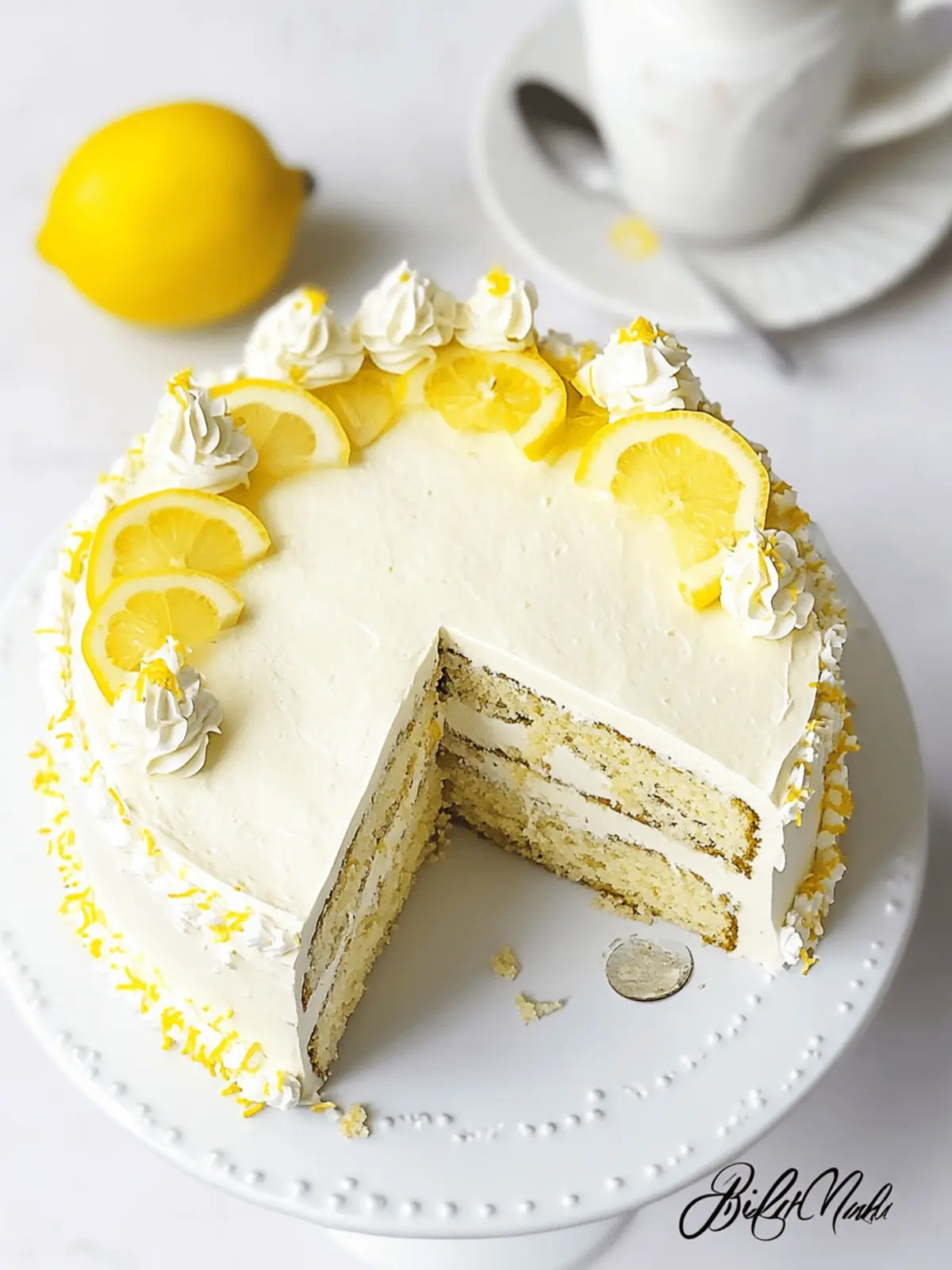 Lemon Birthday Cake