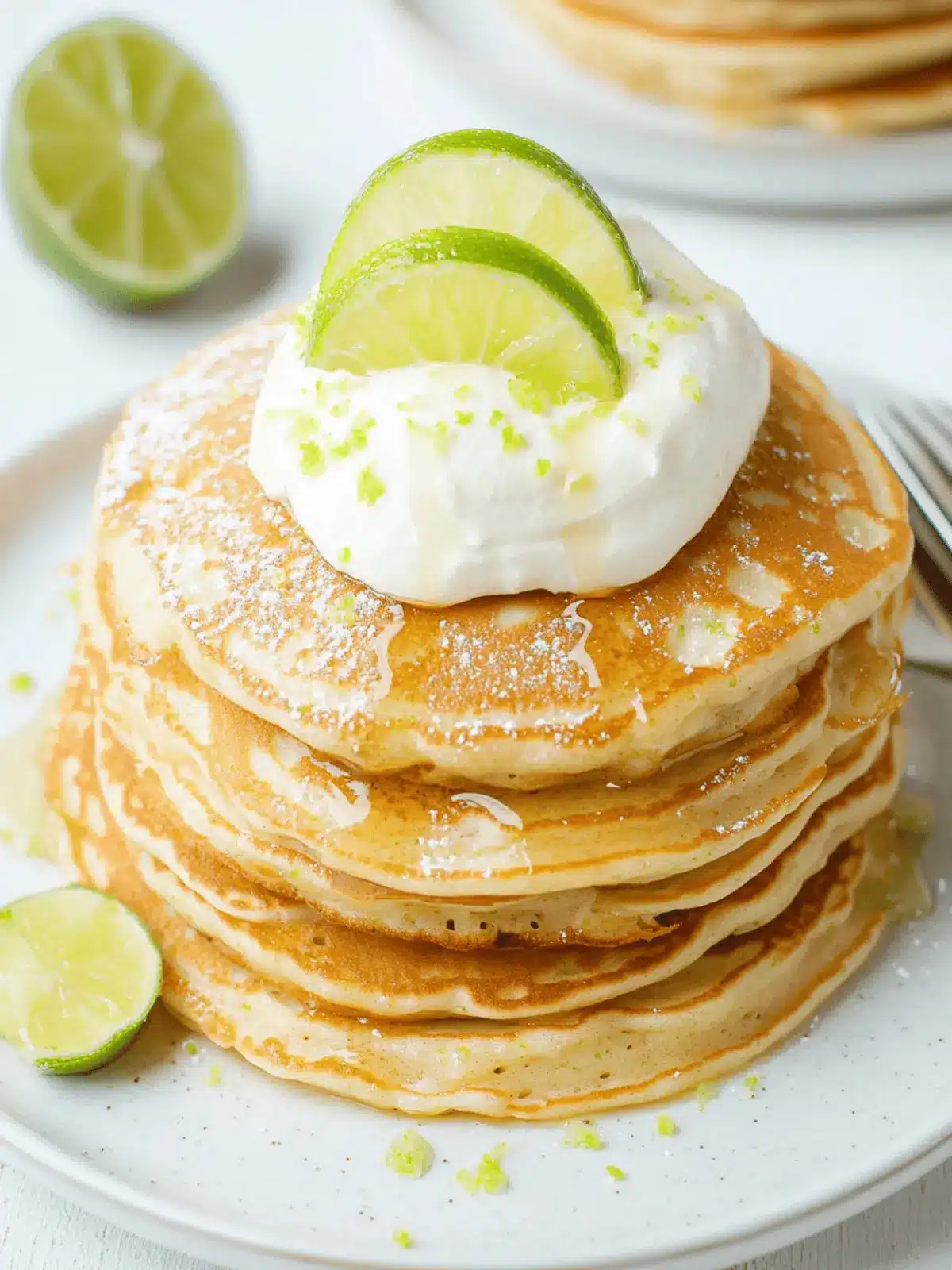Delightful Key Lime Pie Pancakes for a Zesty Breakfast Treat Key Lime Pie Pancakes