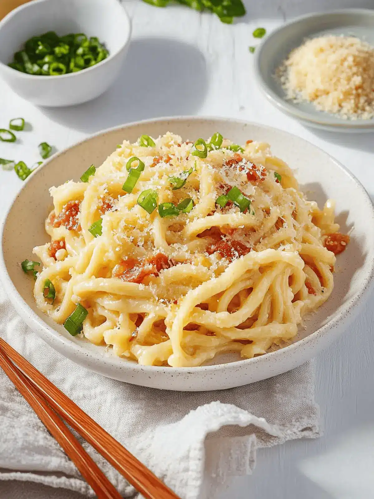Miso Carbonara Udon