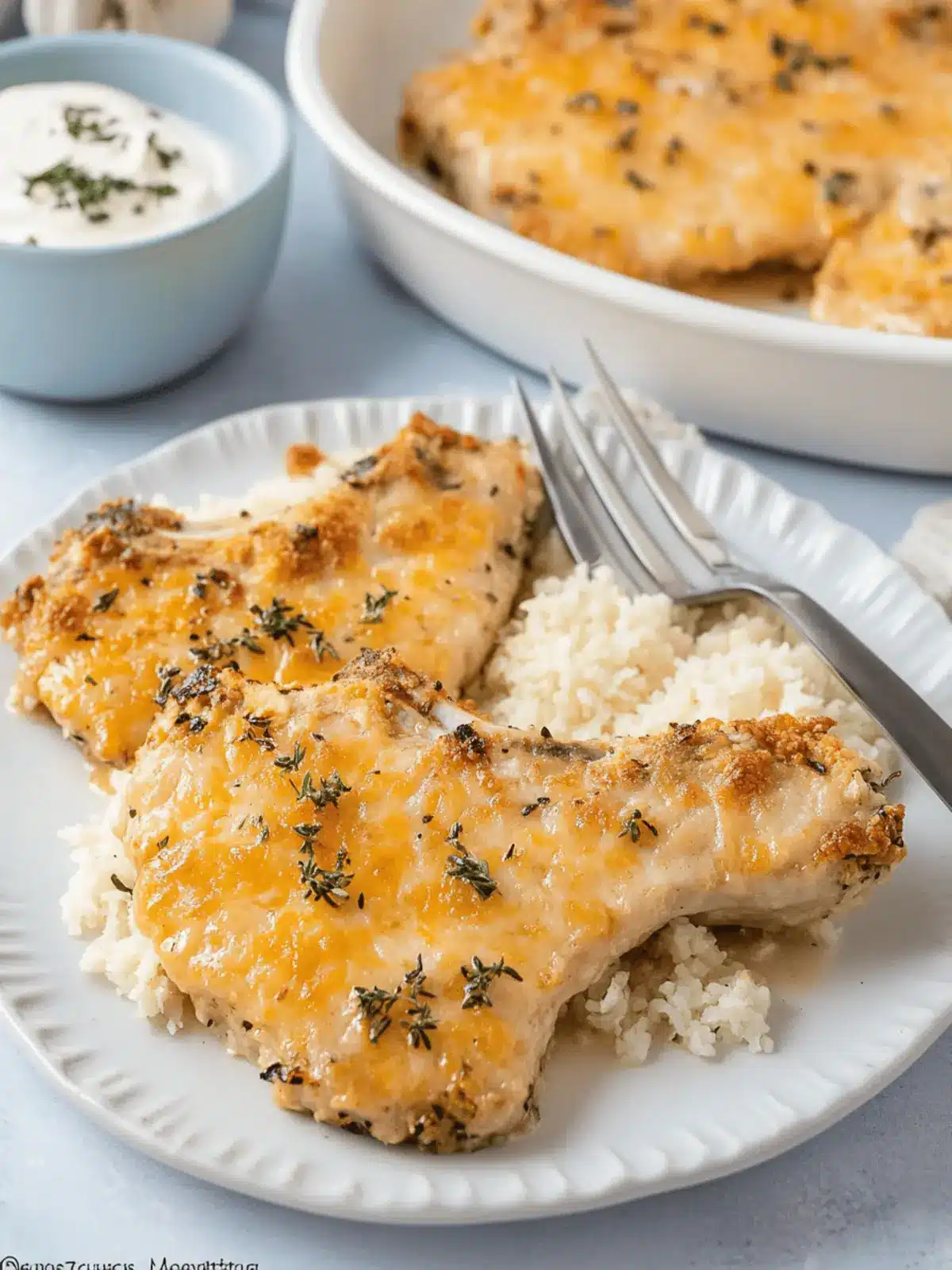 Savory Cheesy Cheddar Ranch Pork Chops Your Family Will Love Cheesy Cheddar Ranch Pork Chops