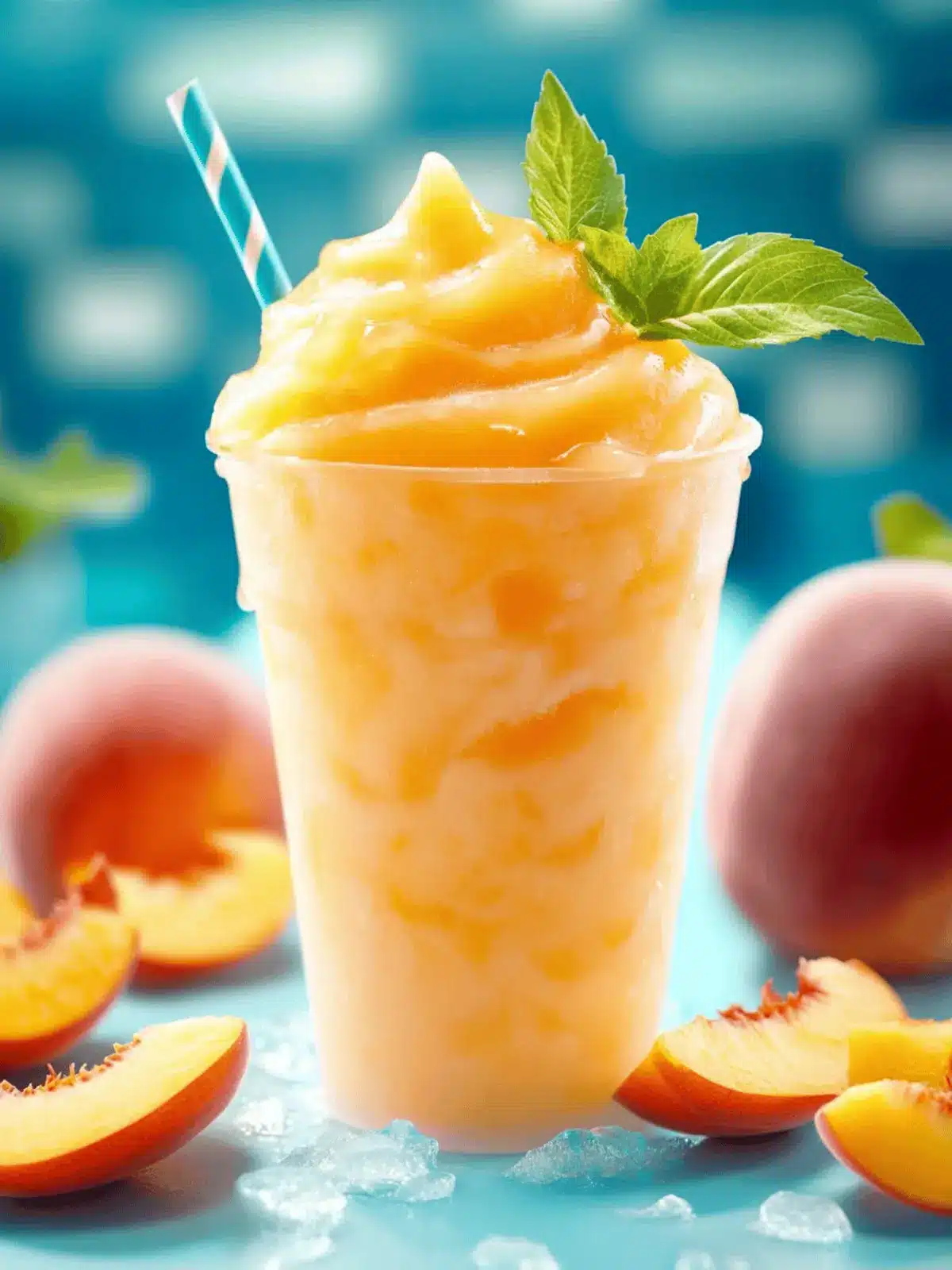 Peach Slurpee