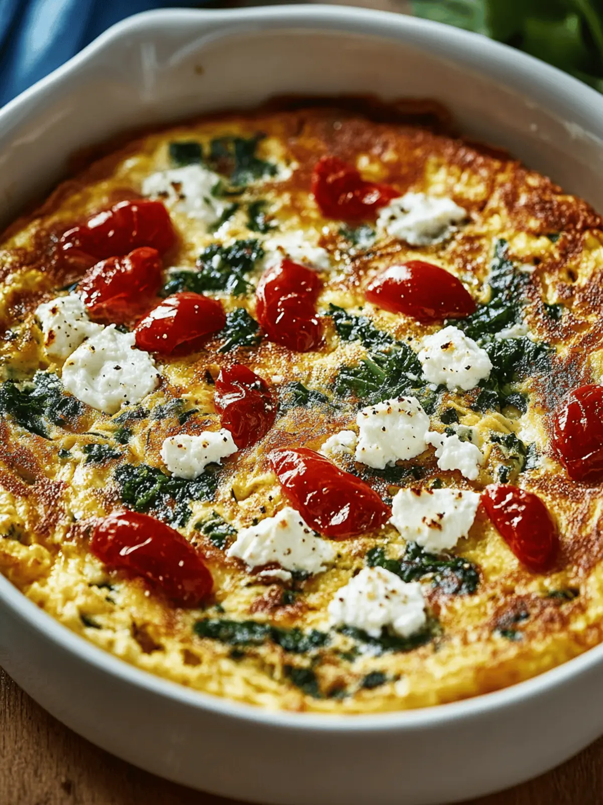 Baked Greek Omelet