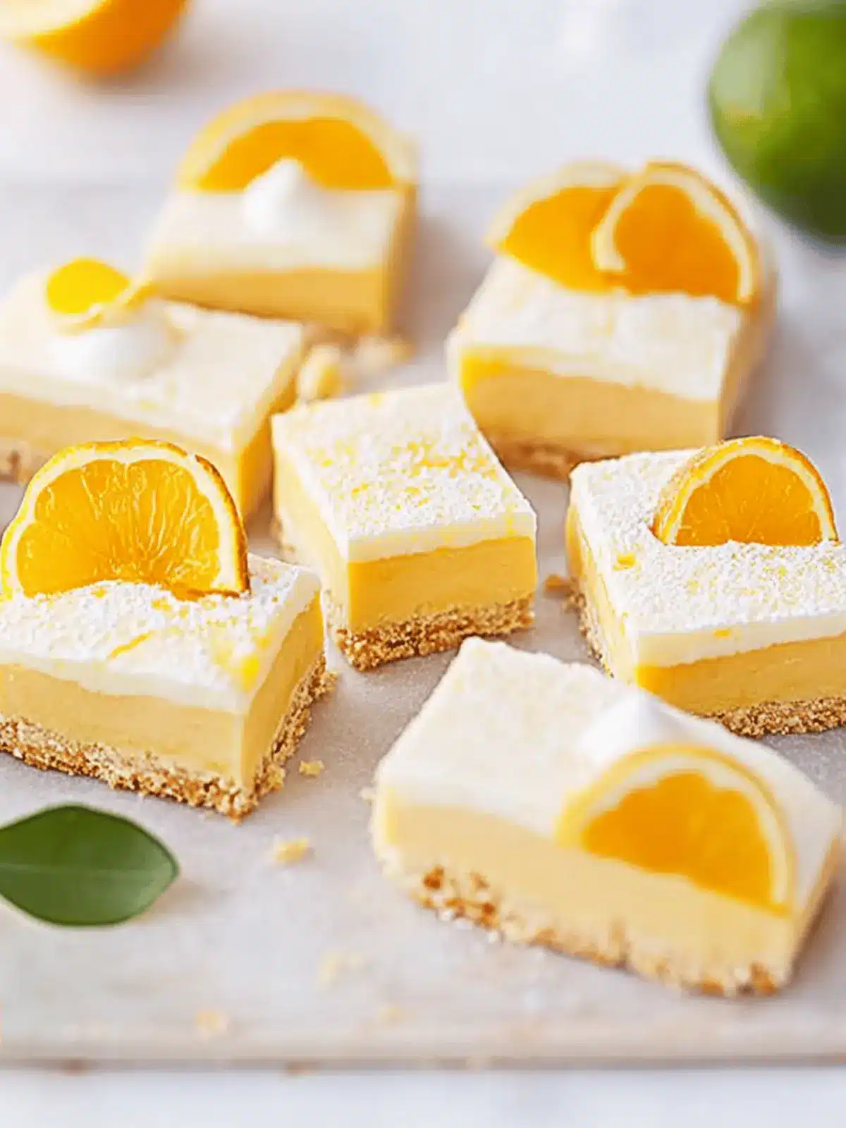 Creamy Calamansi Bars