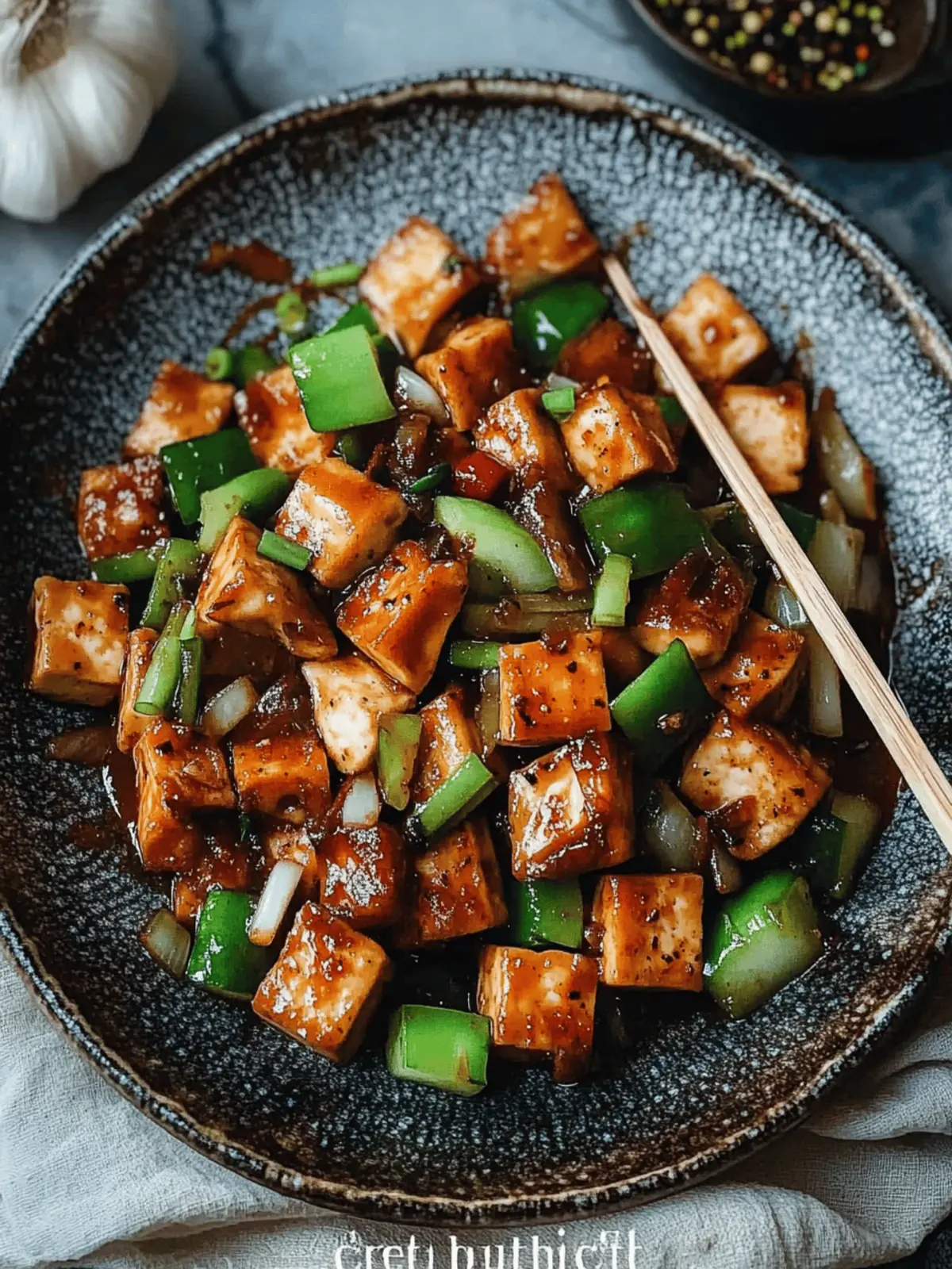 Savory Black Pepper Tofu: A Flavorful Homemade Delight Black Pepper Tofu