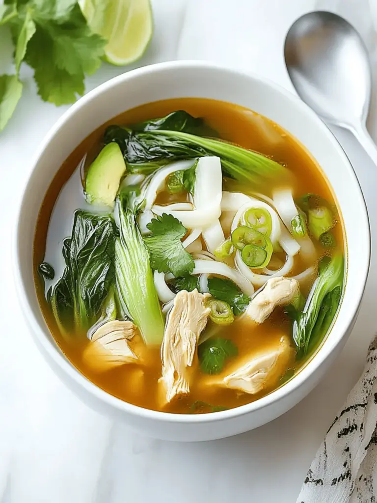 Bokchoy Chicken Soup