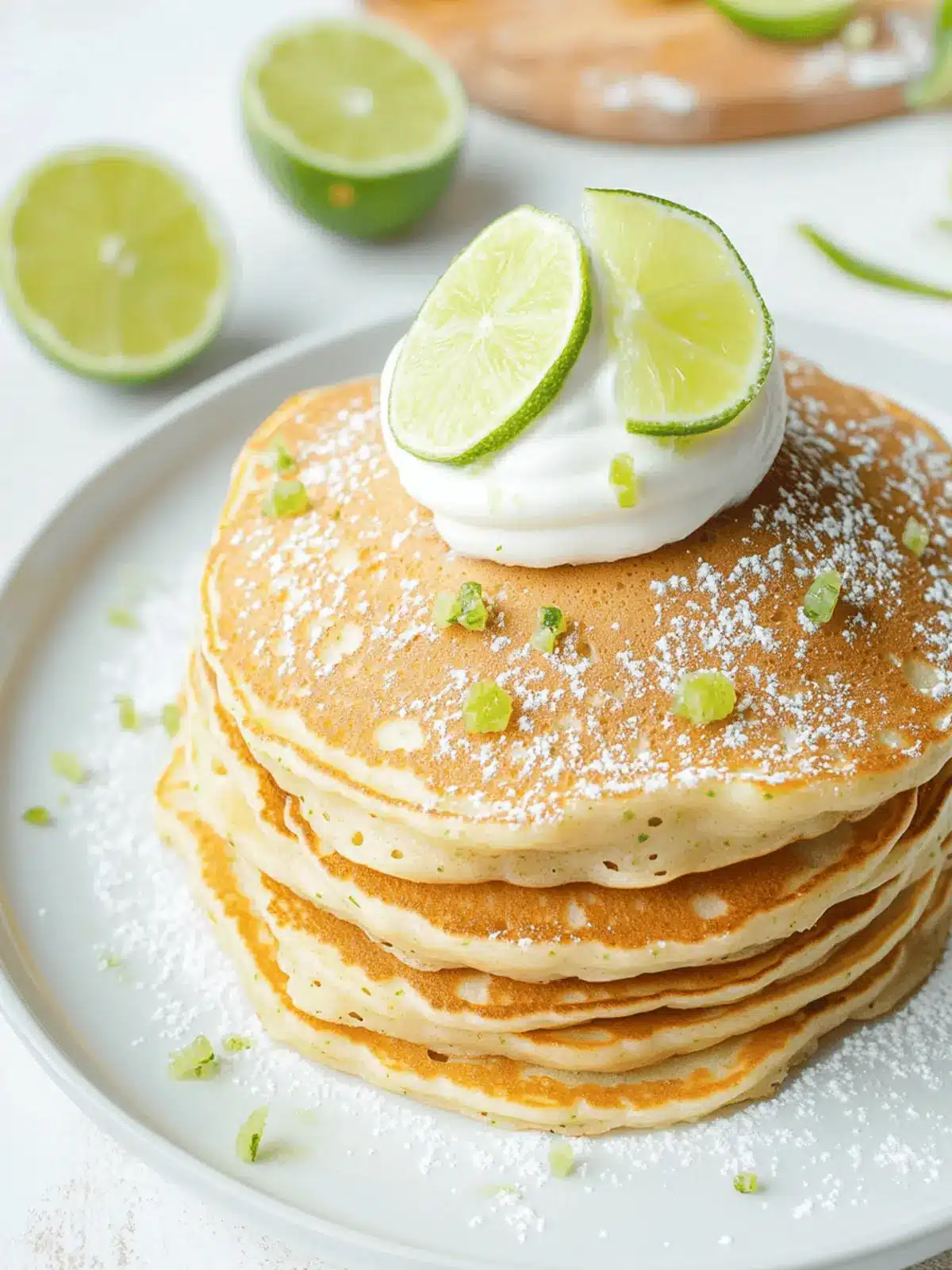 Delightful Key Lime Pie Pancakes for a Zesty Breakfast Treat Key Lime Pie Pancakes