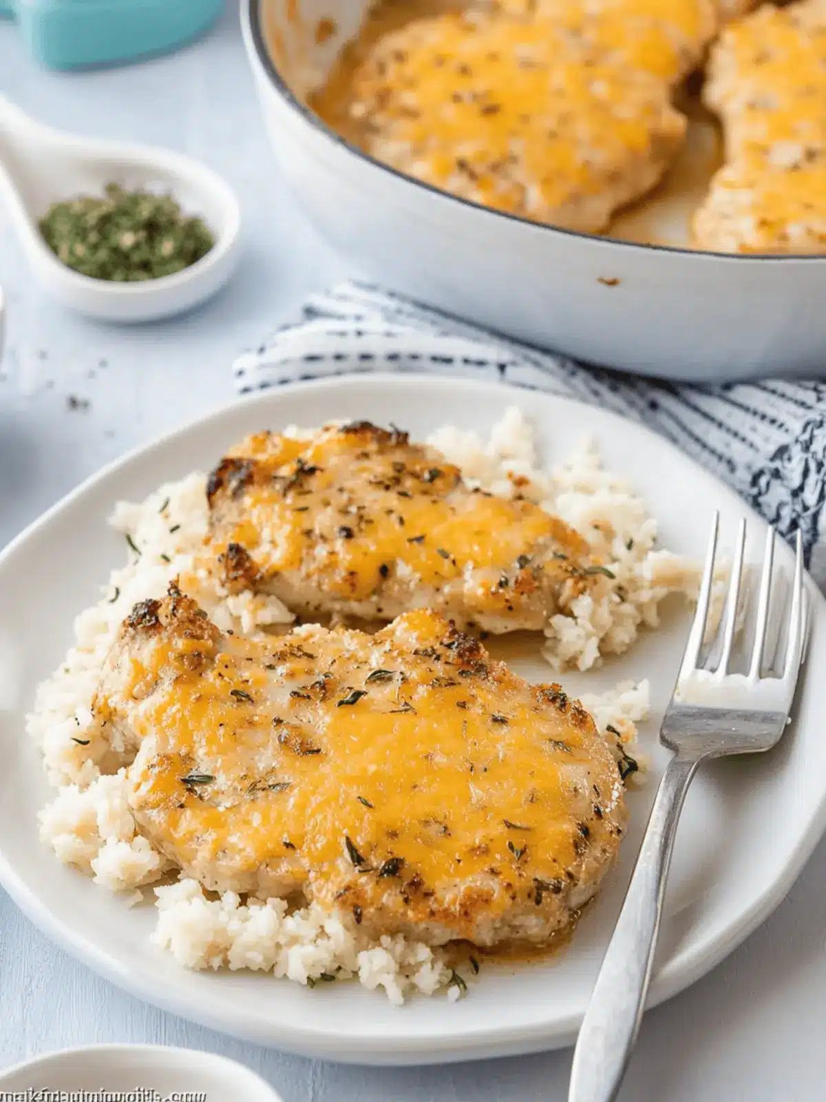 Savory Cheesy Cheddar Ranch Pork Chops Your Family Will Love Cheesy Cheddar Ranch Pork Chops