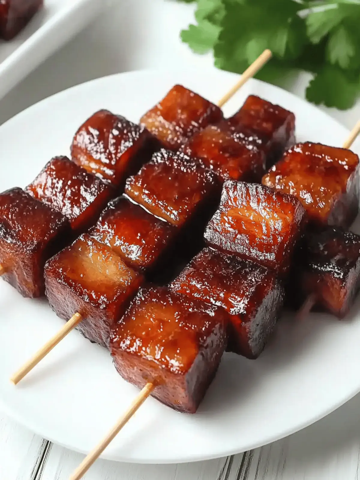 Savory Pork Belly Lollipops for the Ultimate BBQ Feast Pork Belly Lollipops