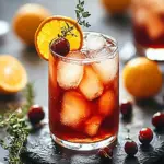 Iced Cranberry Orange Green Tea