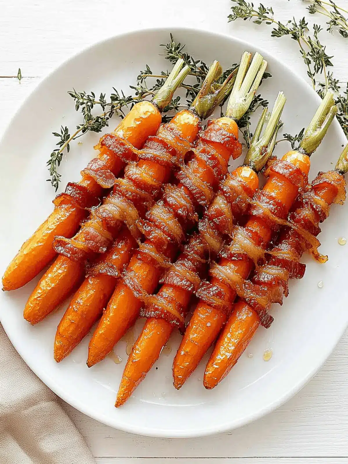 Maple Bacon Carrots