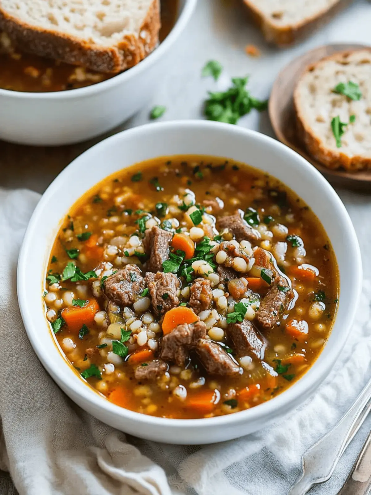 Beef Barley Soup