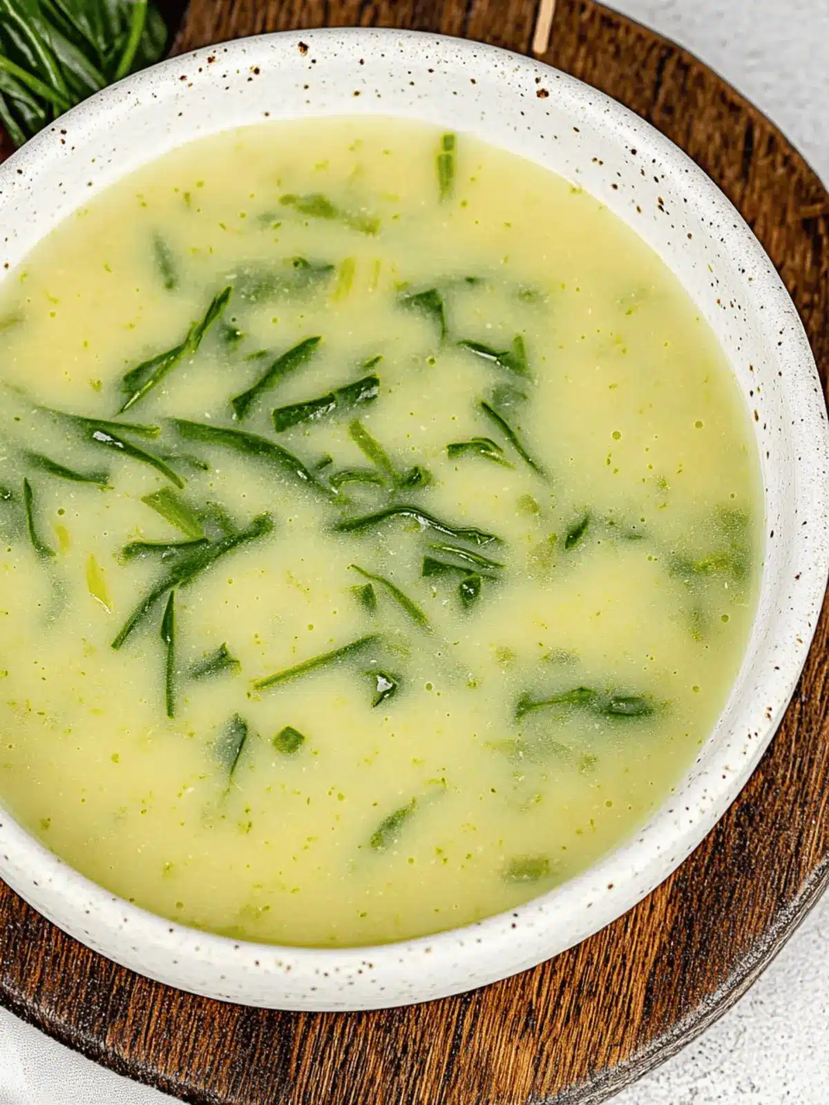 Cream of Spinach Soup