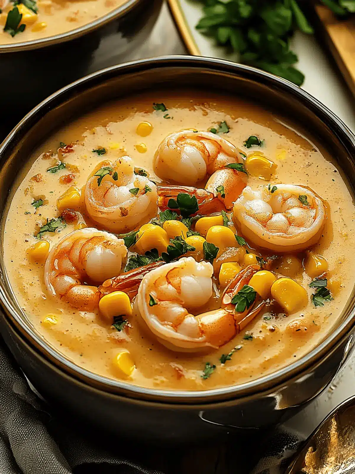 New Orleans Shrimp and Corn Bisque