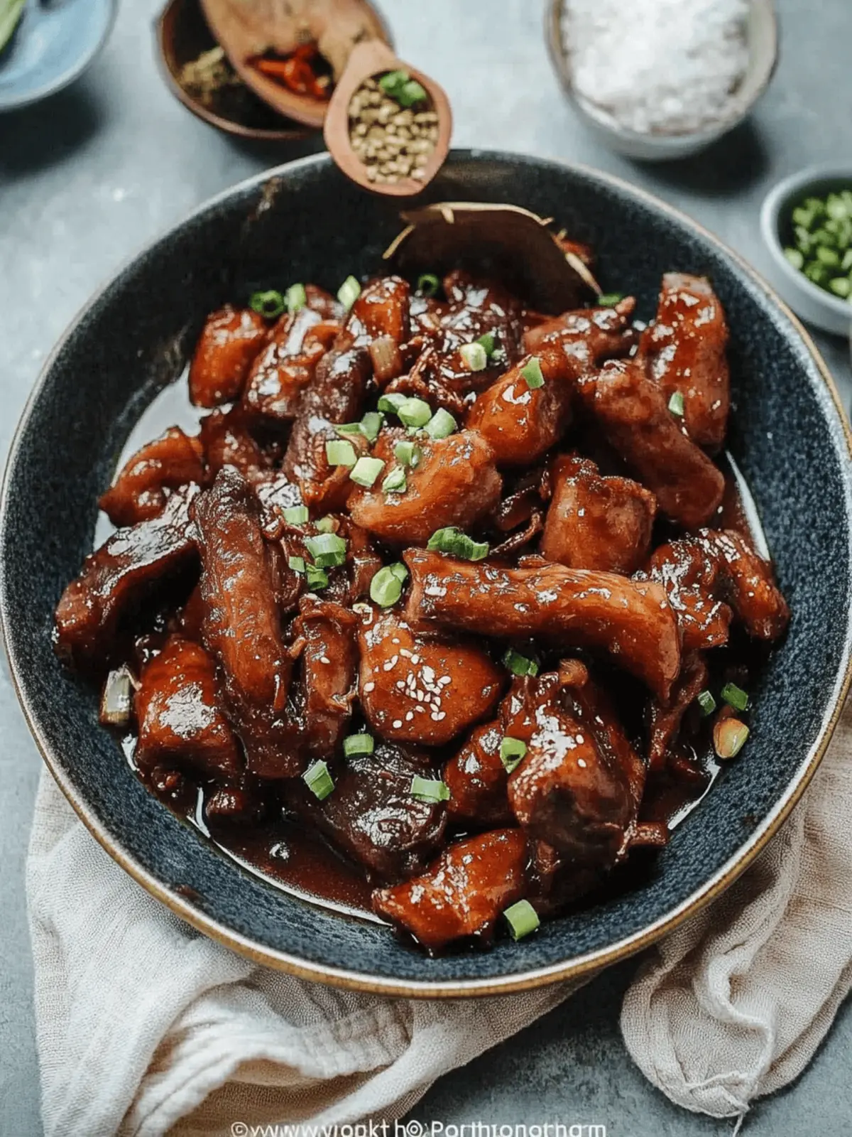 Chinese Braised Pork Trotters