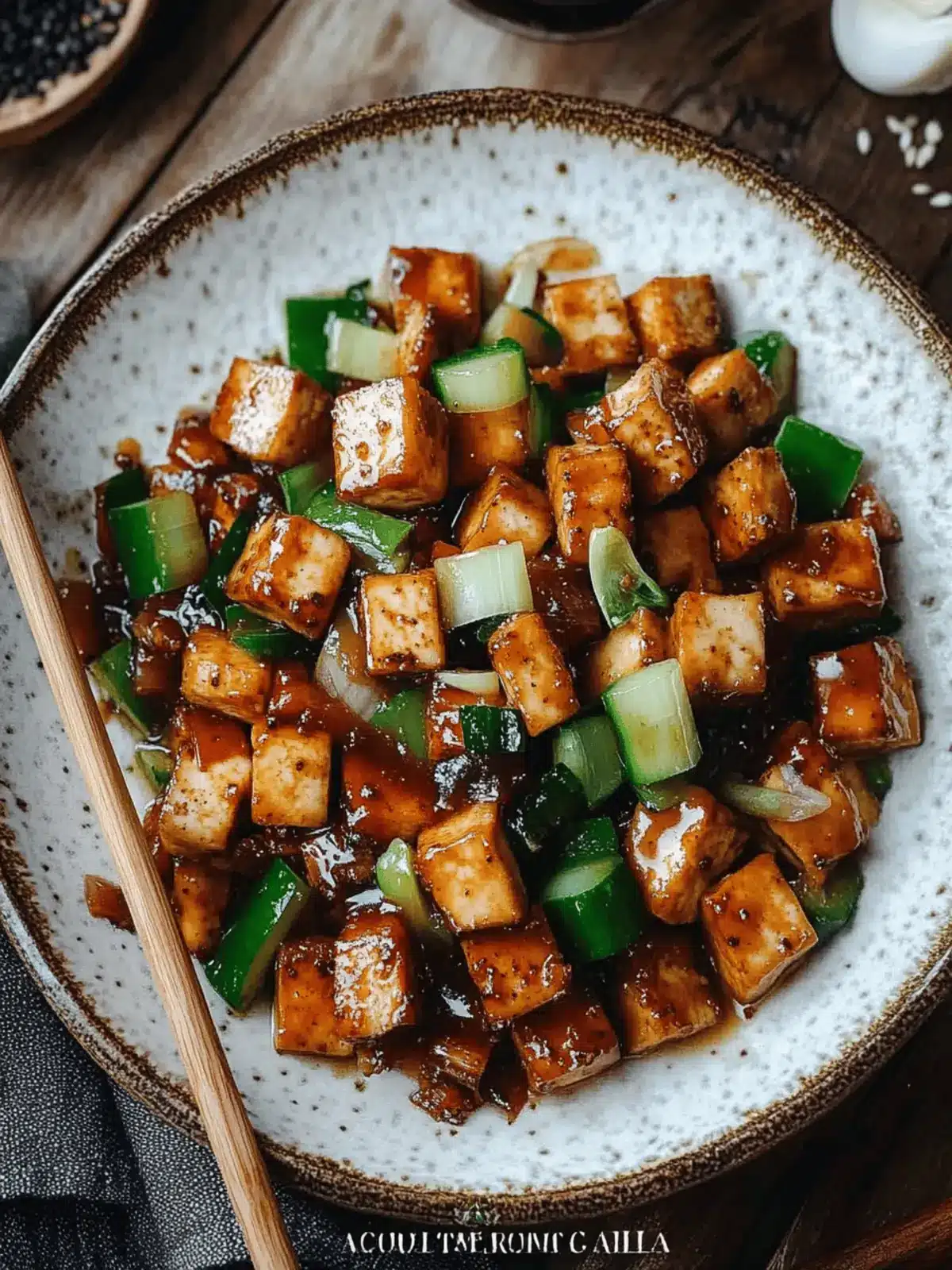 Black Pepper Tofu