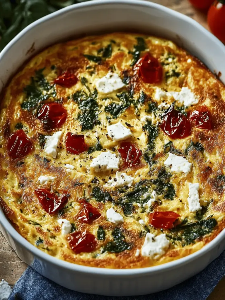 Baked Greek Omelet