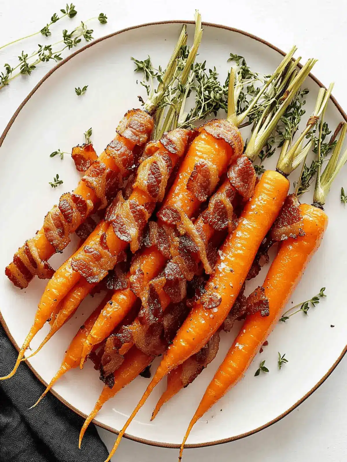 Maple Bacon Carrots