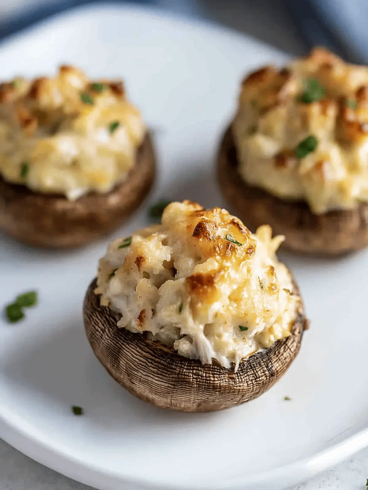 Savory Crab Stuffed Mushrooms That Impress Every Guest Crab Stuffed Mushrooms