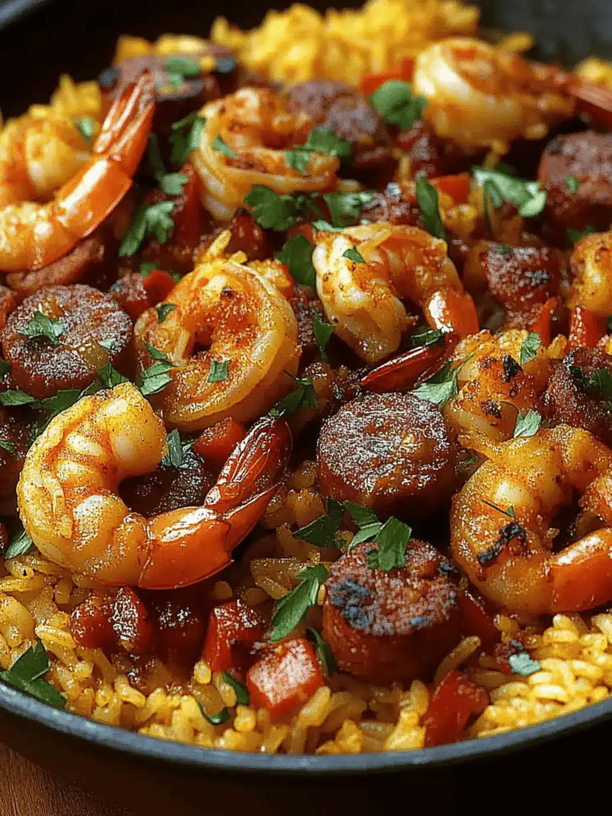 Cajun Dirty Rice with Juicy Shrimp & Sausage Bliss at Home Cajun Dirty Rice with Juicy Shrimp & Sausage