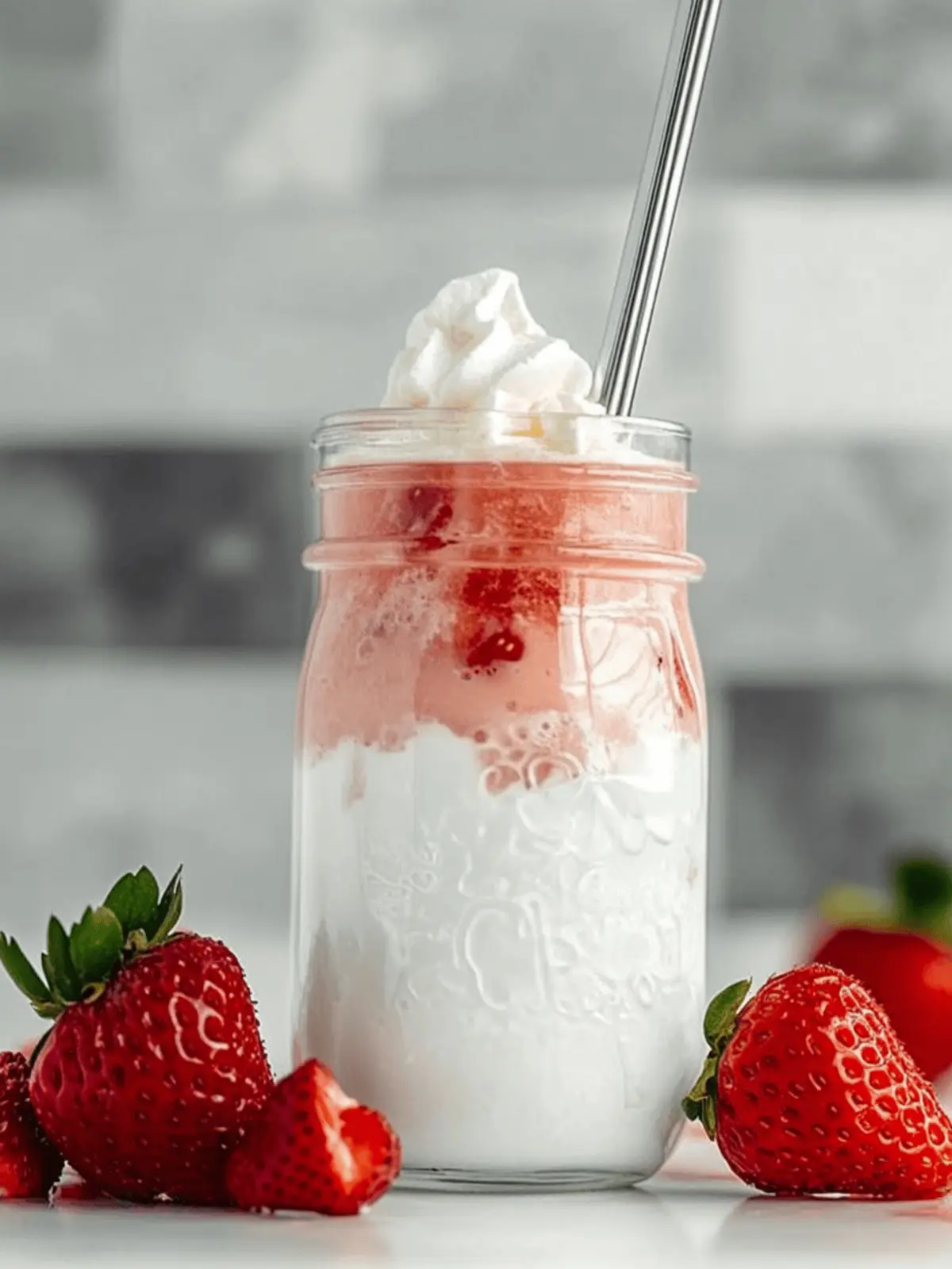Korean Strawberry Milk