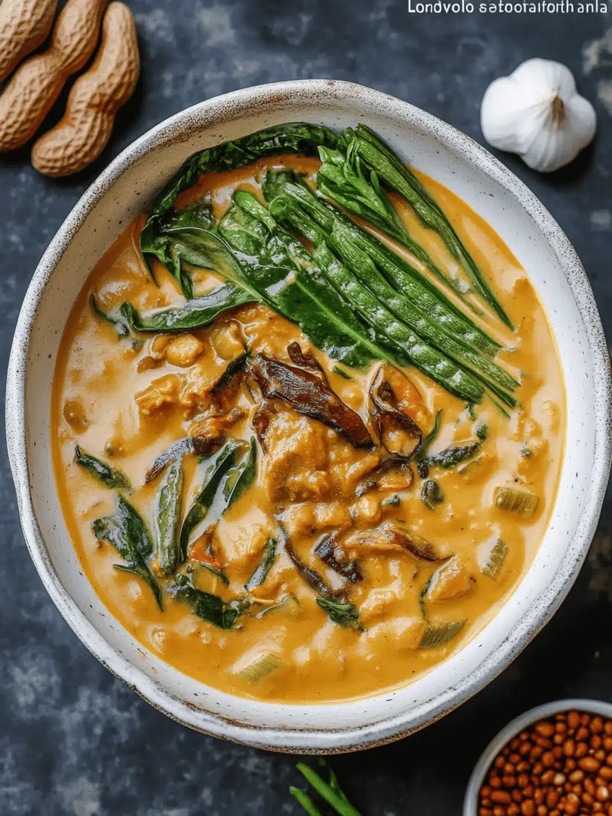 Vegan Filipino Peanut Stew