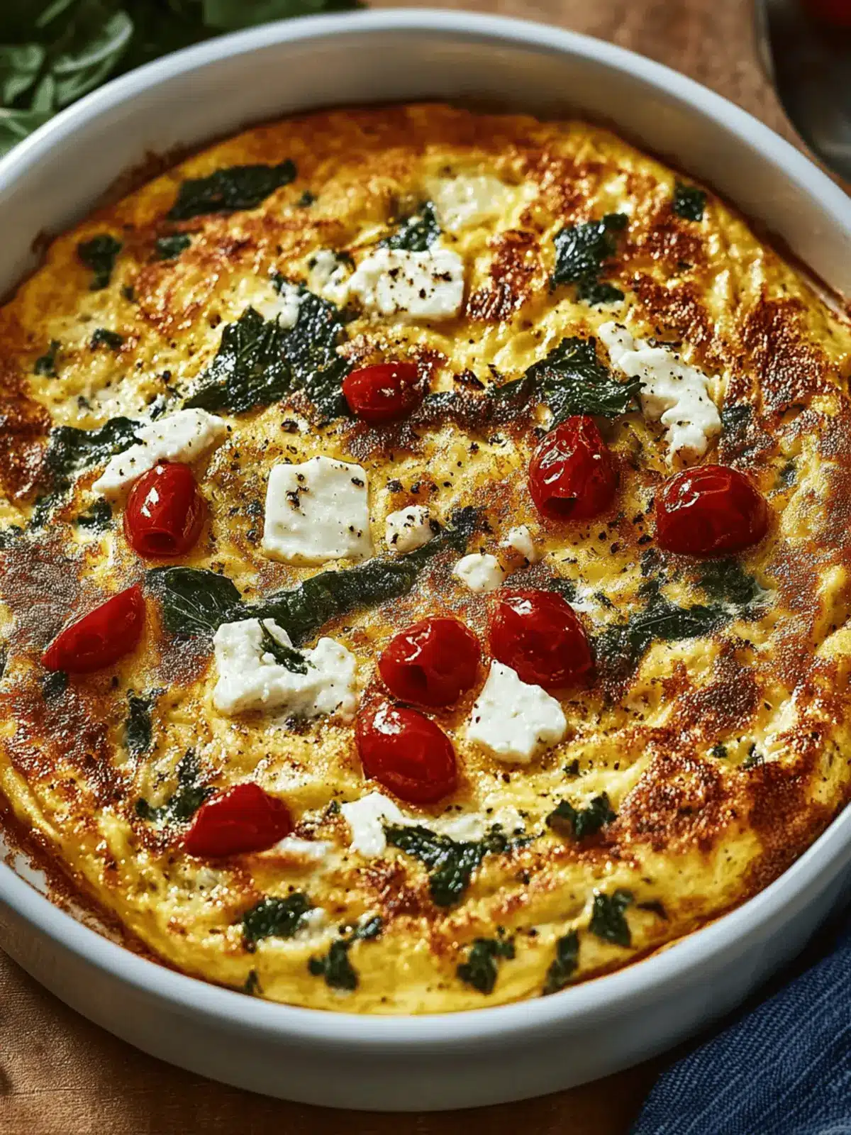 Baked Greek Omelet