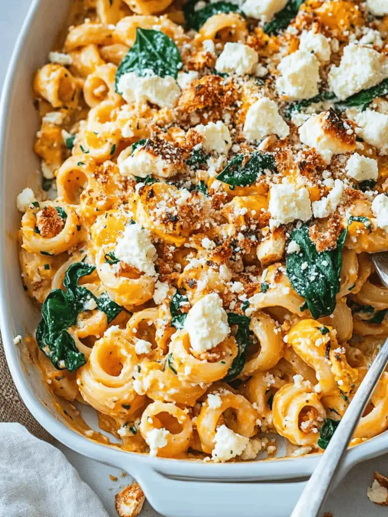Pumpkin Feta Pasta