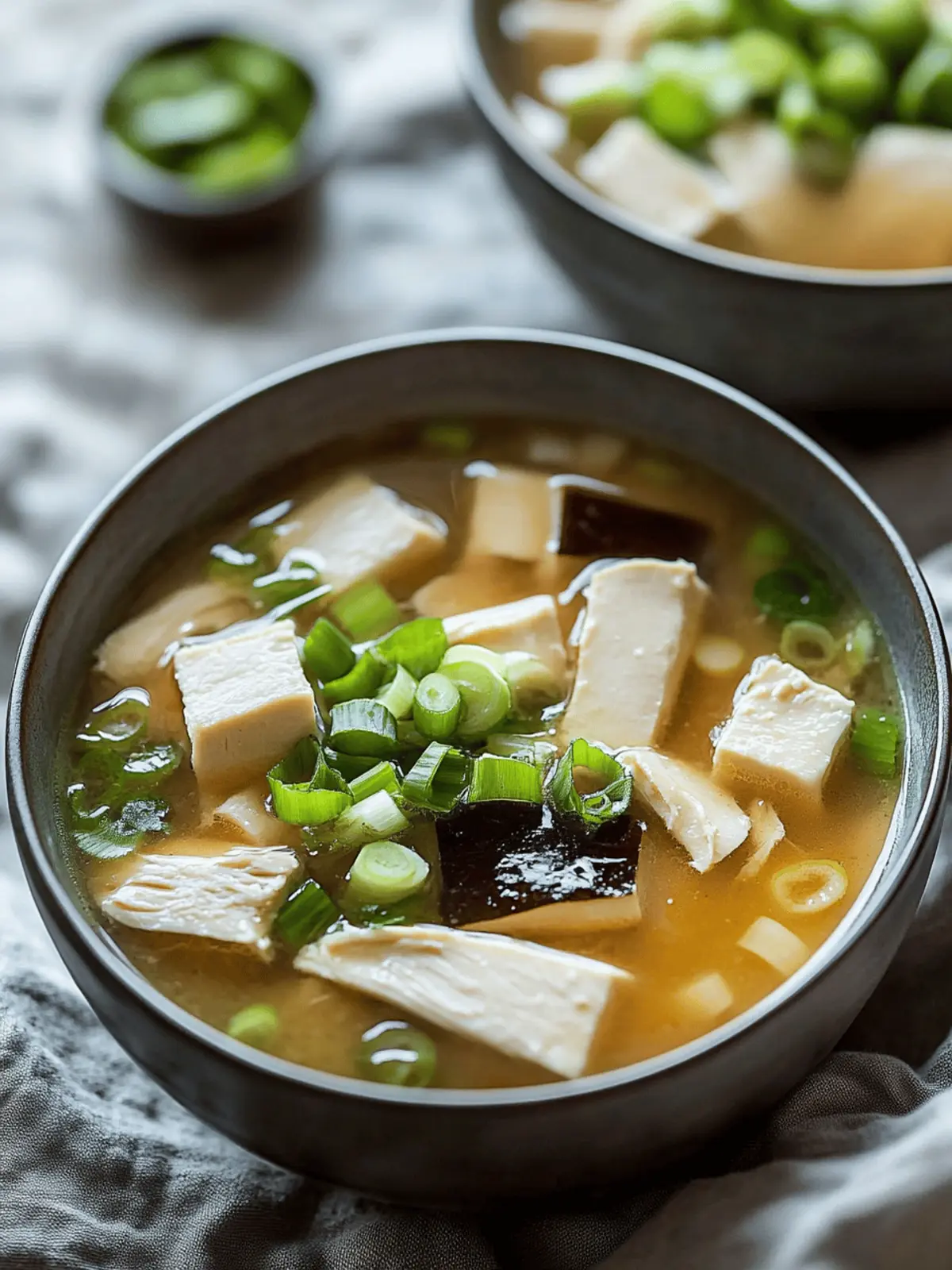 Savory Japanese Chicken Miso Soup: Your Ultimate Comfort Bowl Japanese Chicken Miso Soup