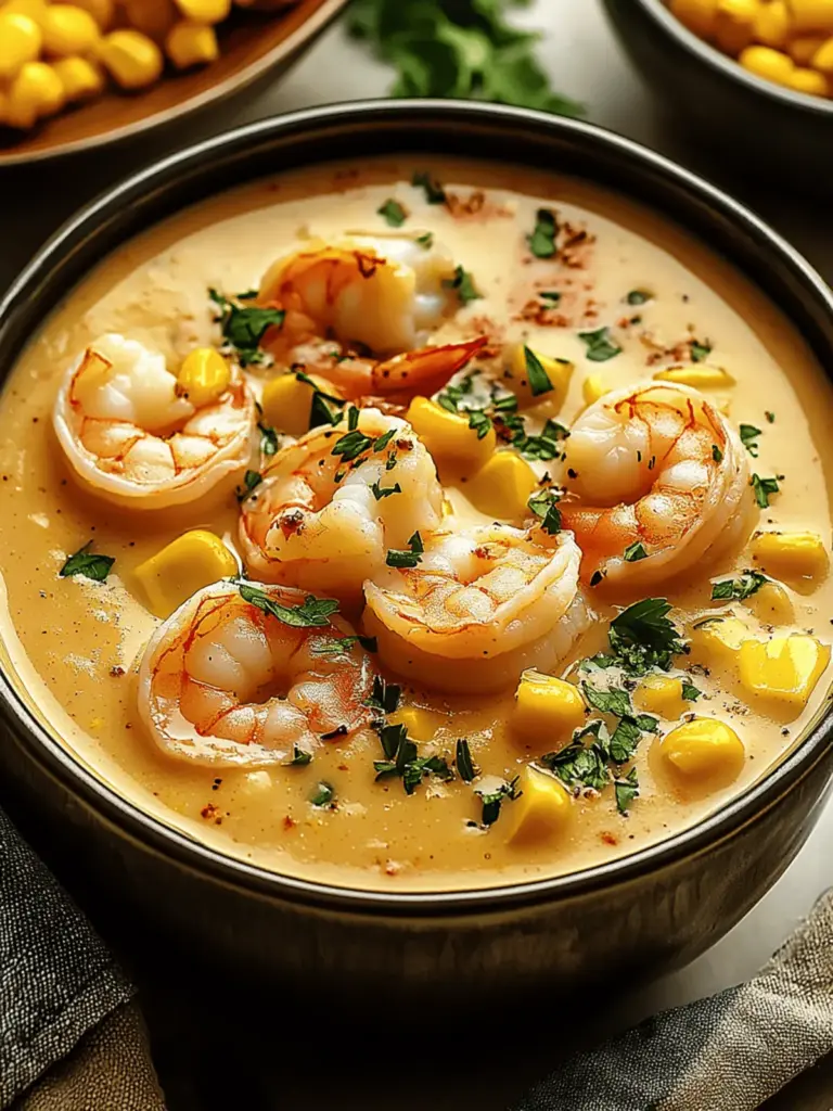 New Orleans Shrimp and Corn Bisque