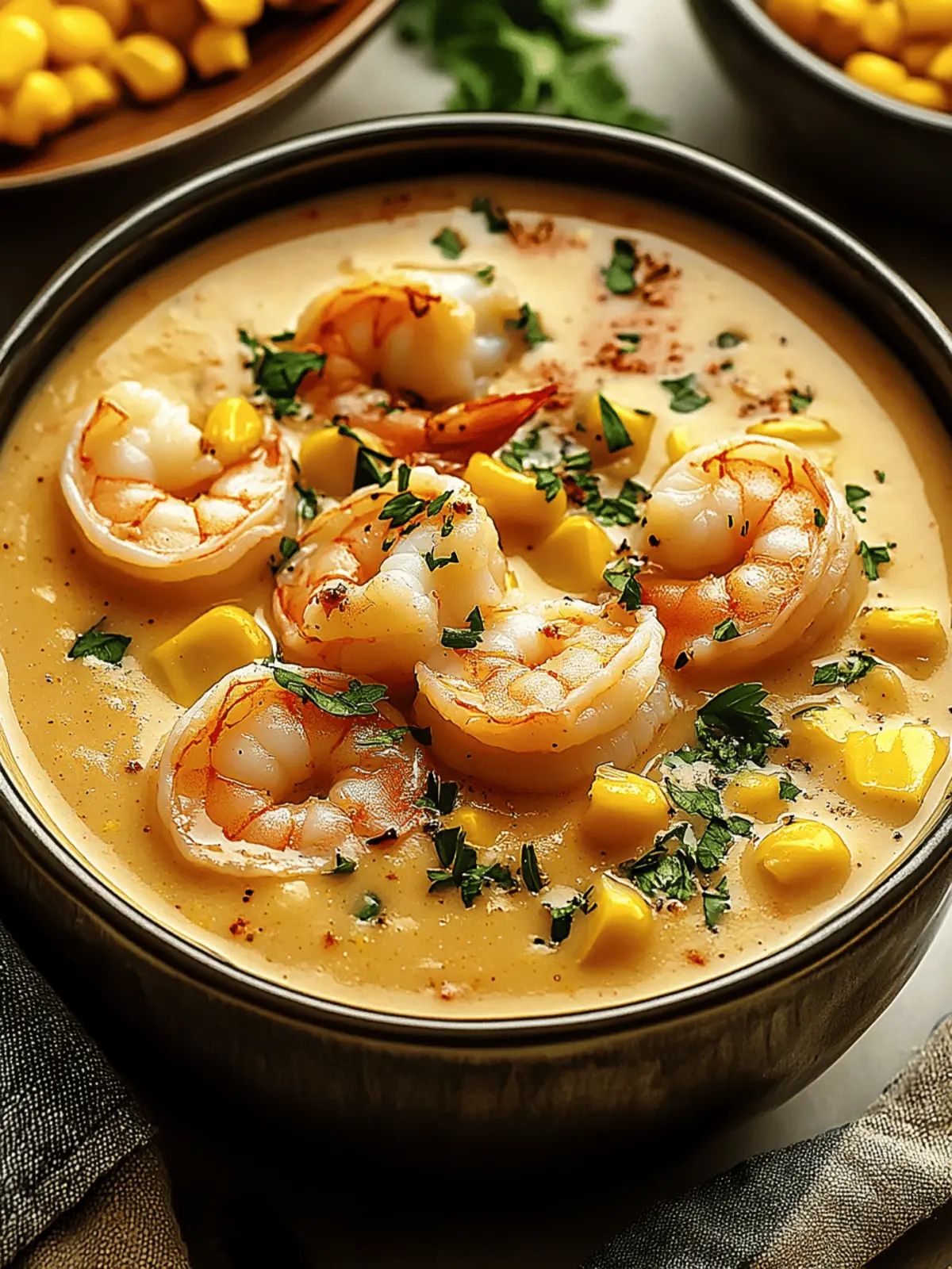 New Orleans Shrimp and Corn Bisque