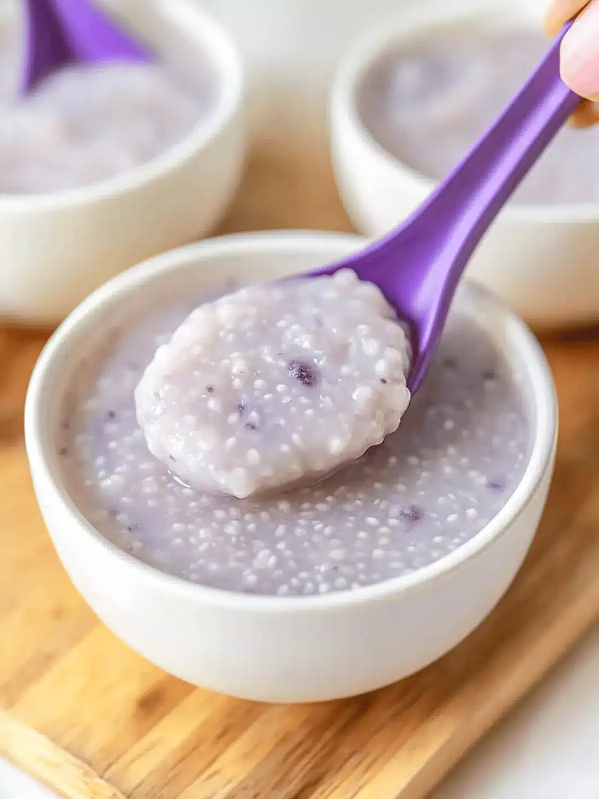 Taro Coconut Sago