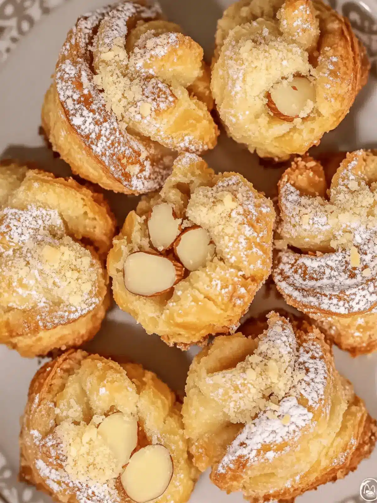 Almond Croissant Bites