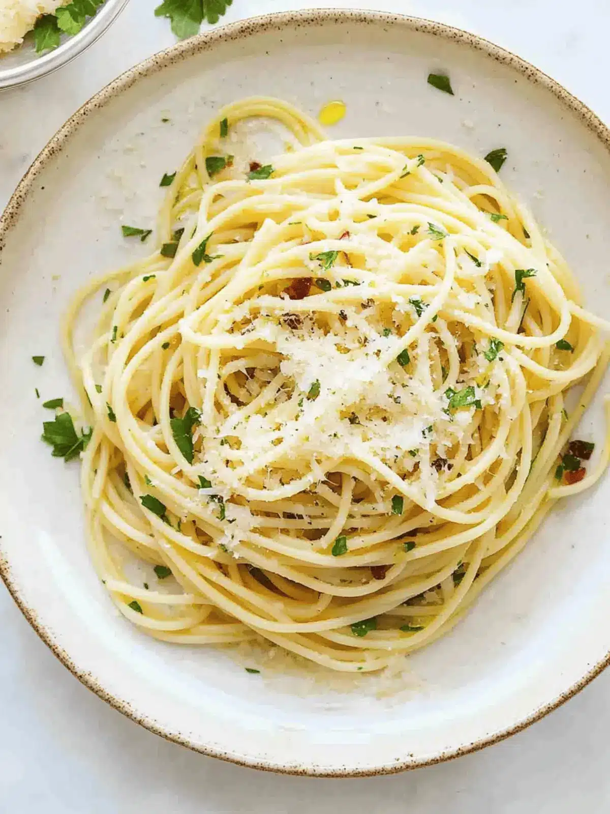Spaghetti with Garlic and Olive Oil